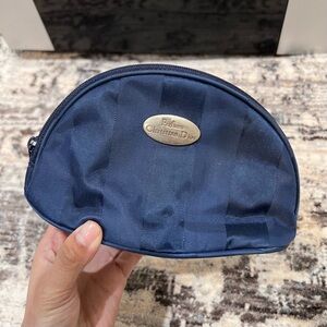 Christian Dior Navy Cosmetic Pouch